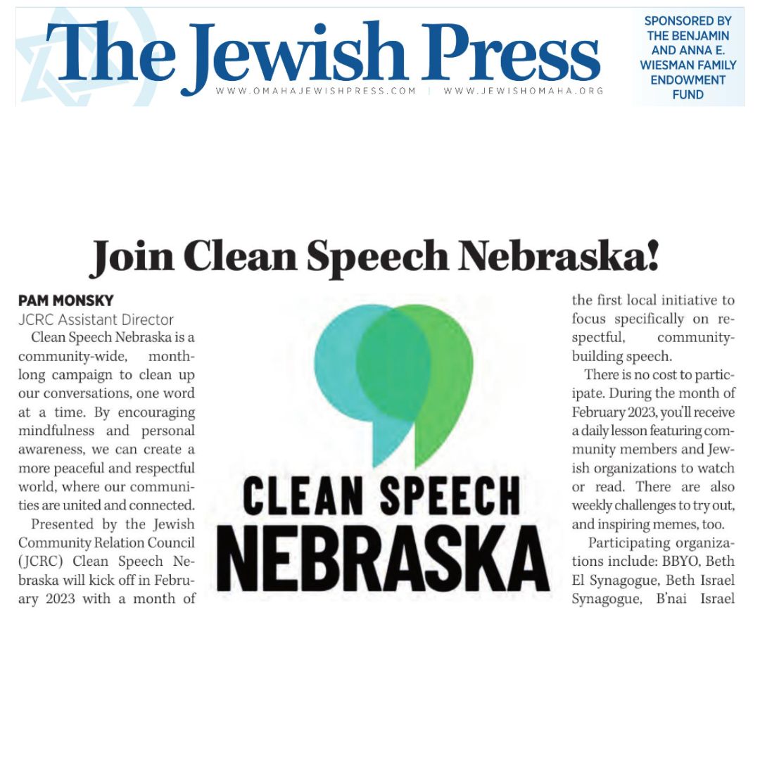 Join Clean Speech Nebraska